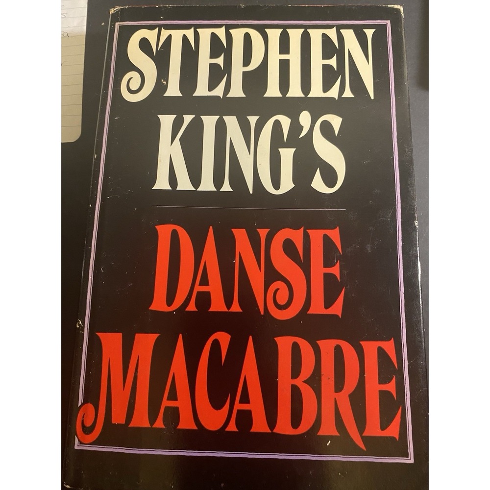 Stephen King's Danse Macabre 1981 Hardcover Book Club Edition Dust Jacket
